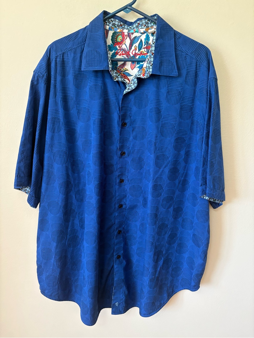 Robert Graham Short Sleeve Button Down 2XL